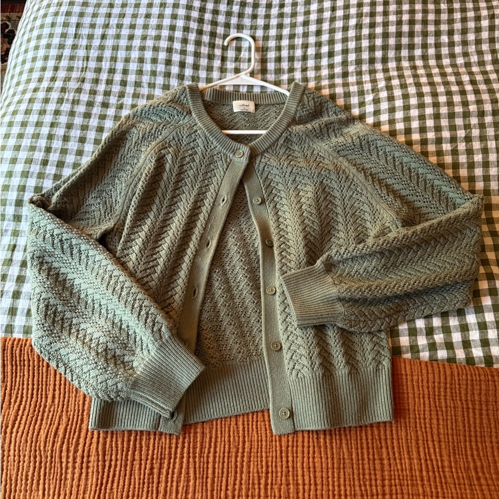Aritzia Wilfred London Merino Wool Cardigan